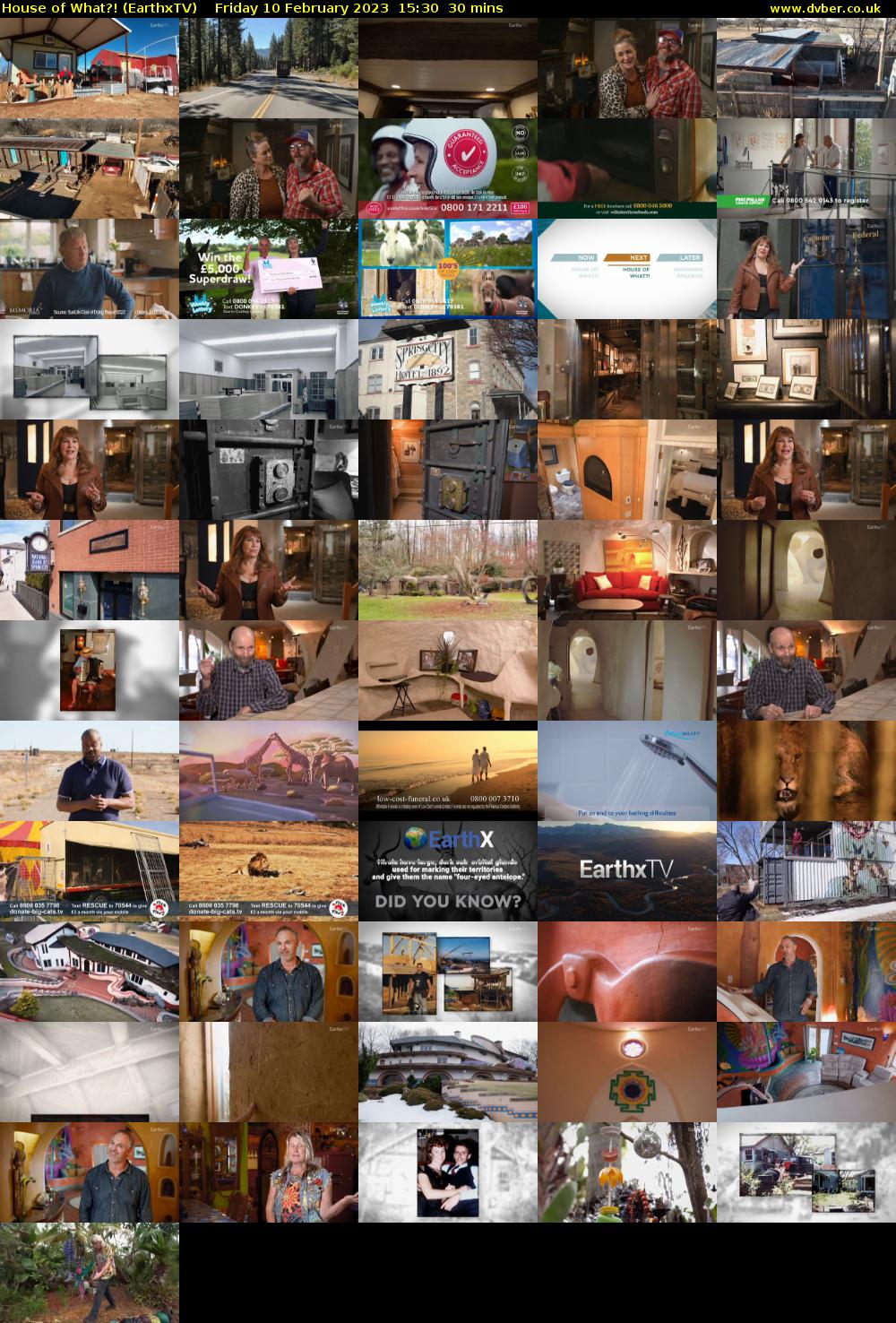 House of What?! (EarthxTV) Friday 10 February 2023 15:30 - 16:00