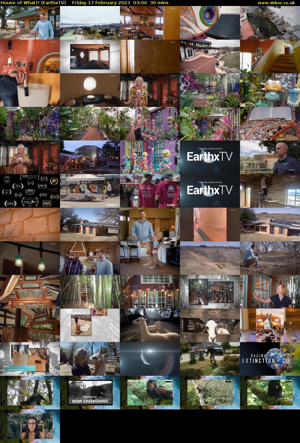 House of What?! (EarthxTV) Friday 17 February 2023 03:00 - 03:30