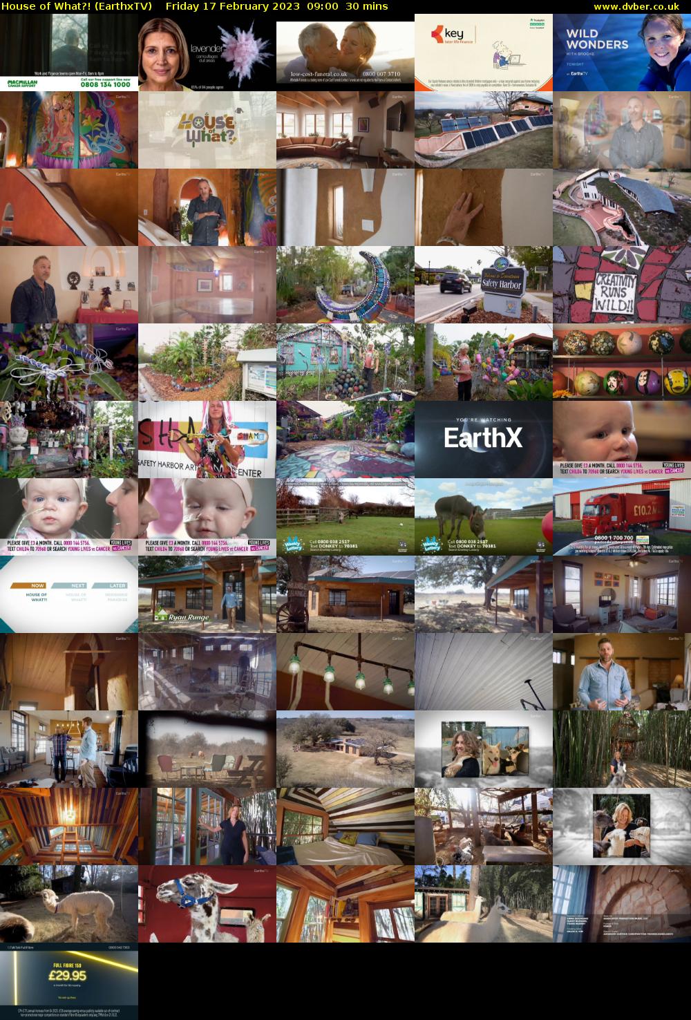 House of What?! (EarthxTV) Friday 17 February 2023 09:00 - 09:30