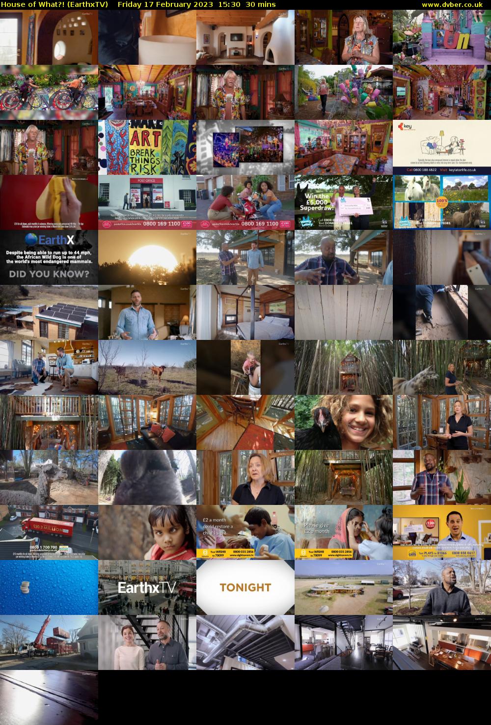 House of What?! (EarthxTV) Friday 17 February 2023 15:30 - 16:00