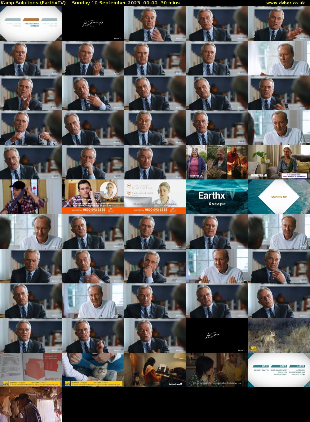 Kamp Solutions (EarthxTV) Sunday 10 September 2023 09:00 - 09:30