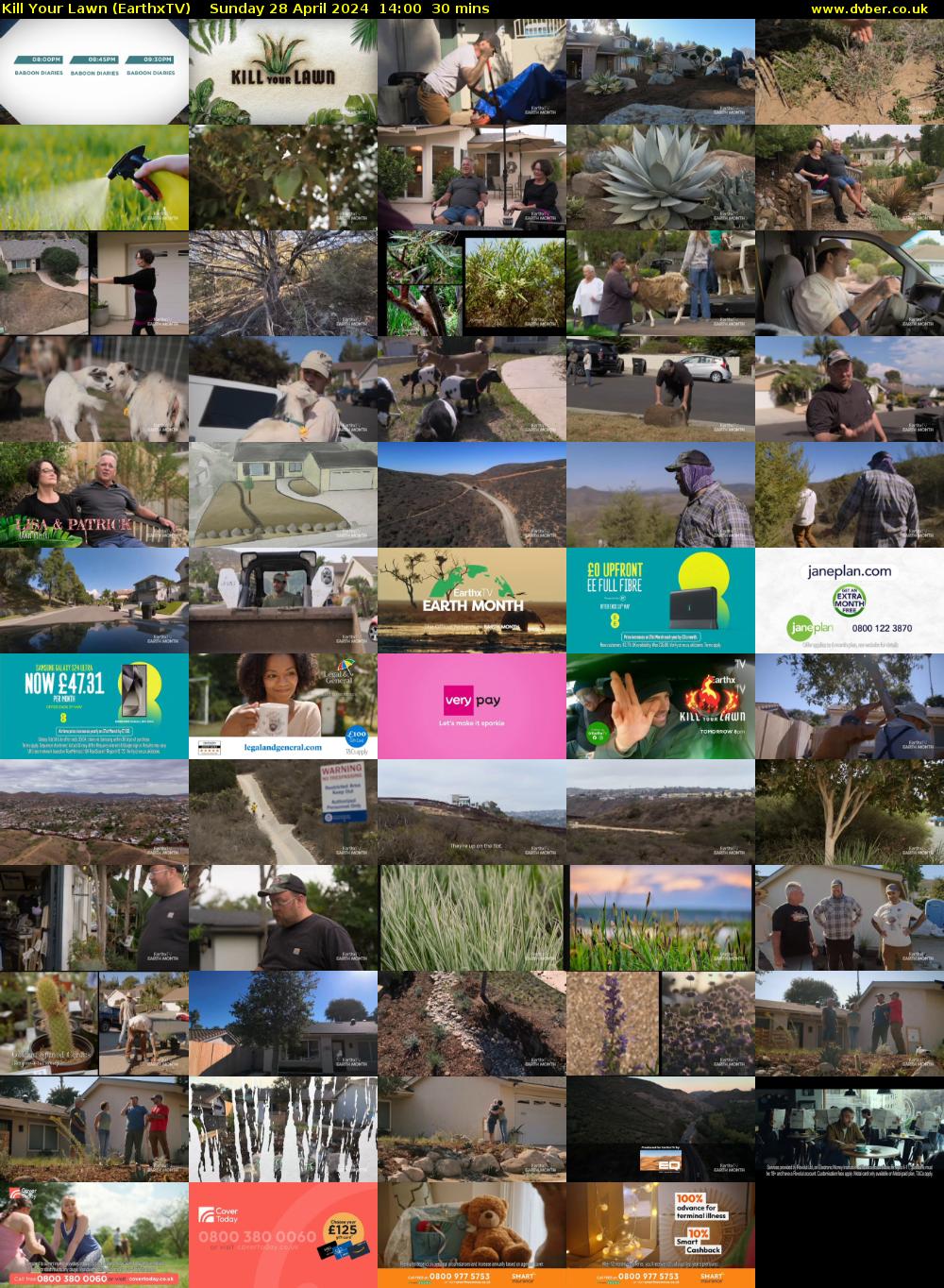 Kill Your Lawn (EarthxTV) Sunday 28 April 2024 14:00 - 14:30