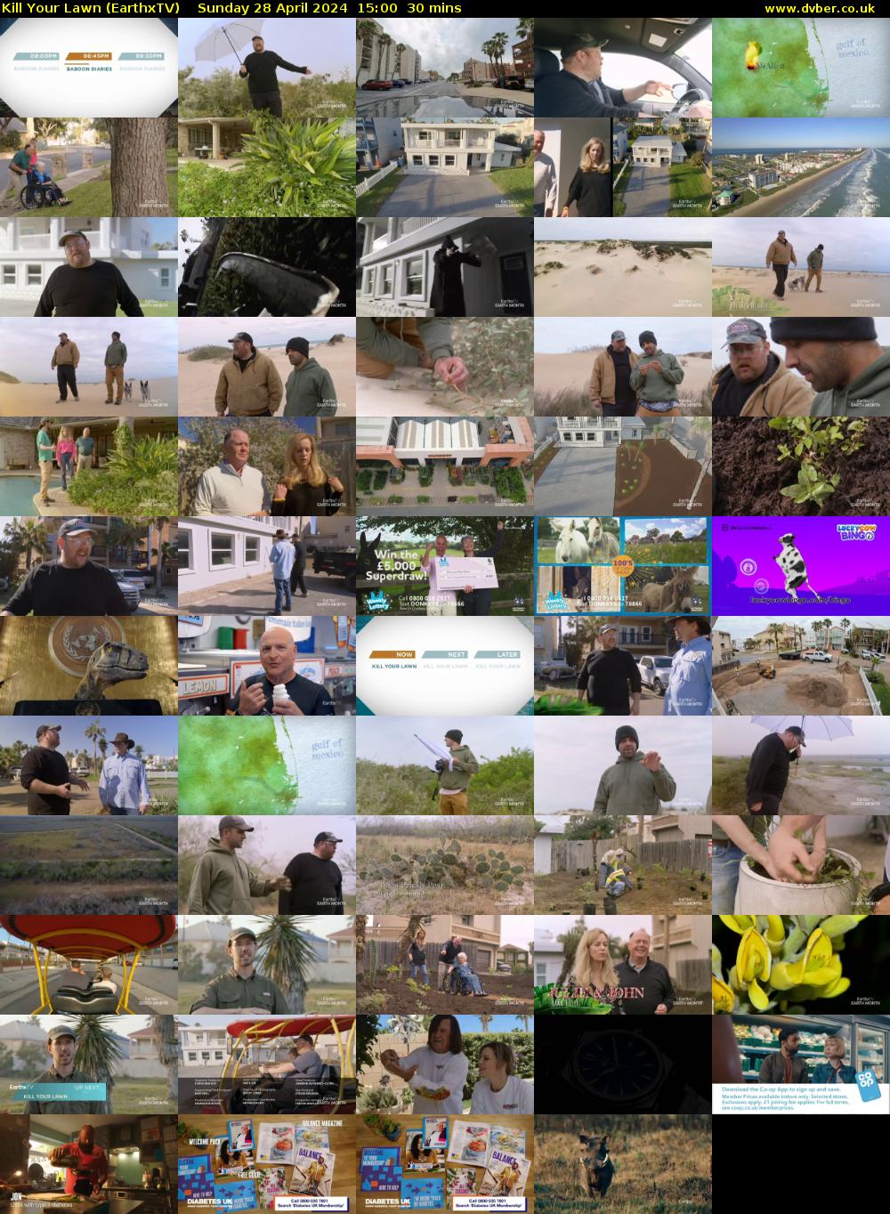 Kill Your Lawn (EarthxTV) Sunday 28 April 2024 15:00 - 15:30