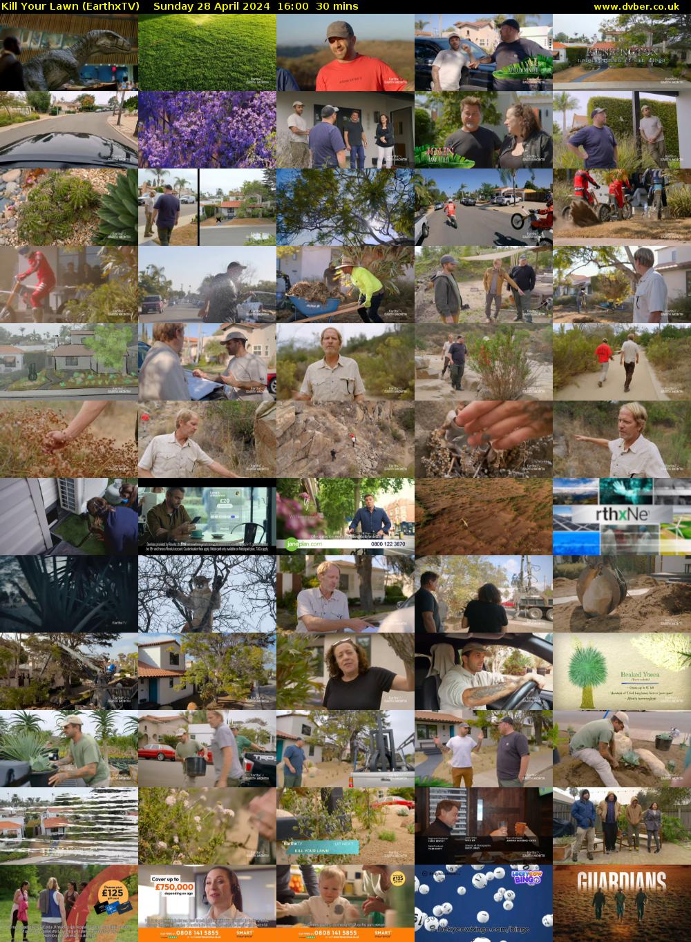 Kill Your Lawn (EarthxTV) Sunday 28 April 2024 16:00 - 16:30