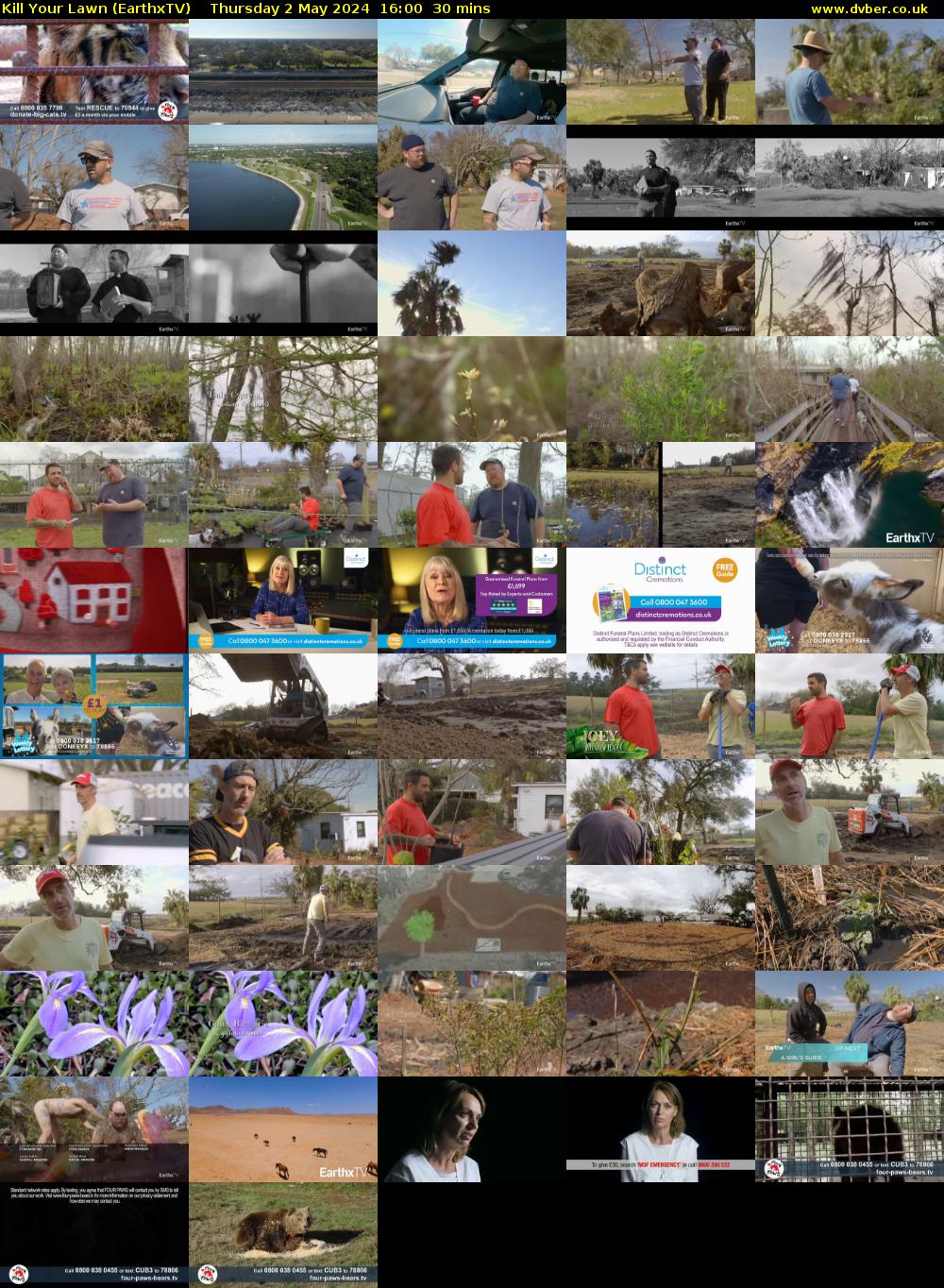 Kill Your Lawn (EarthxTV) Thursday 2 May 2024 16:00 - 16:30