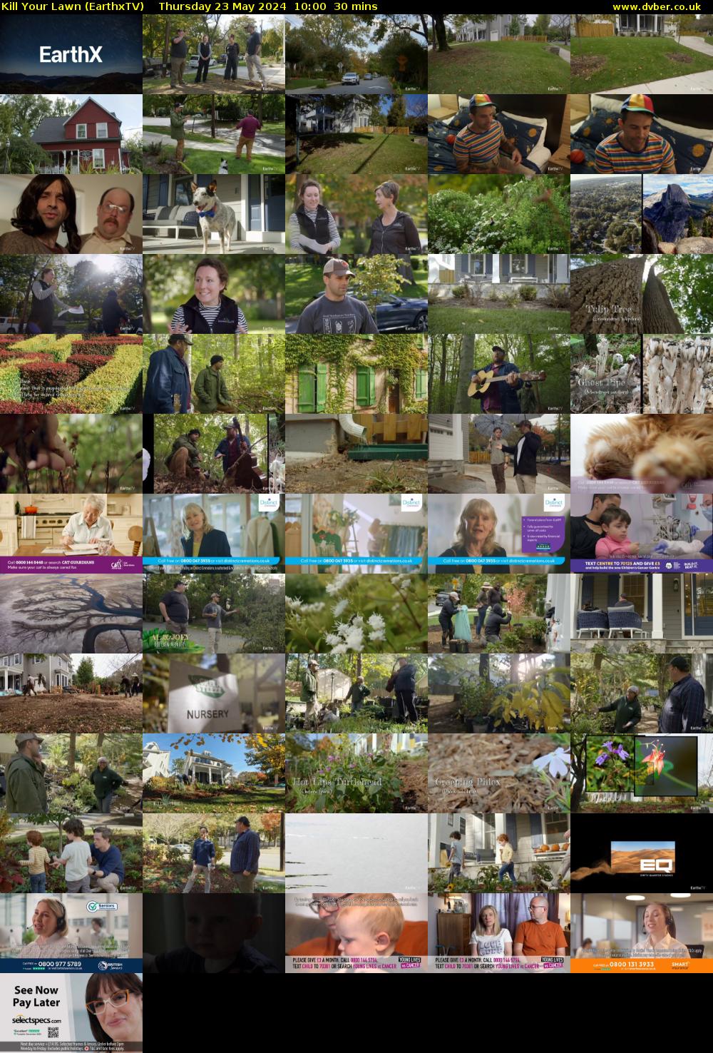 Kill Your Lawn (EarthxTV) Thursday 23 May 2024 10:00 - 10:30