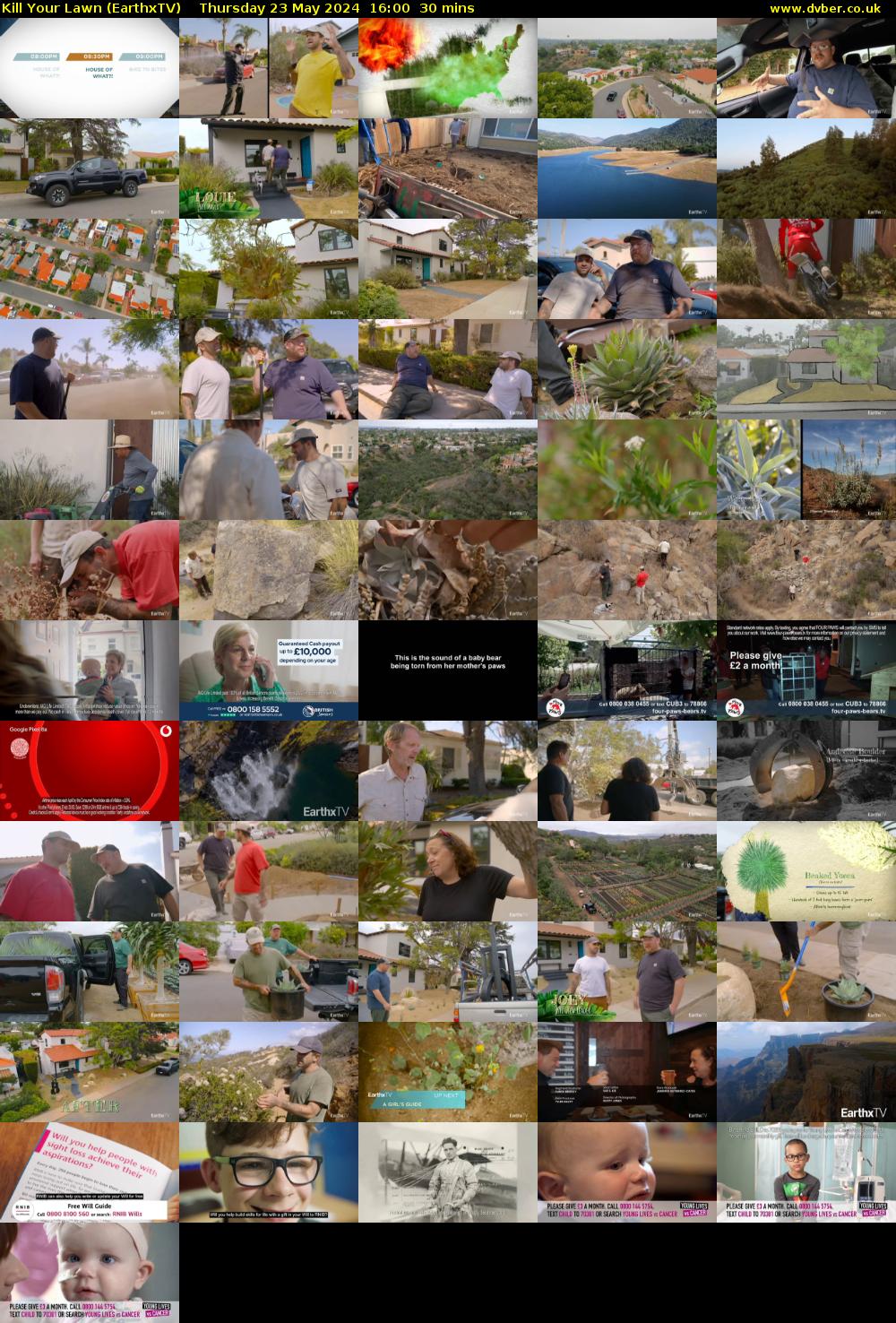 Kill Your Lawn (EarthxTV) Thursday 23 May 2024 16:00 - 16:30
