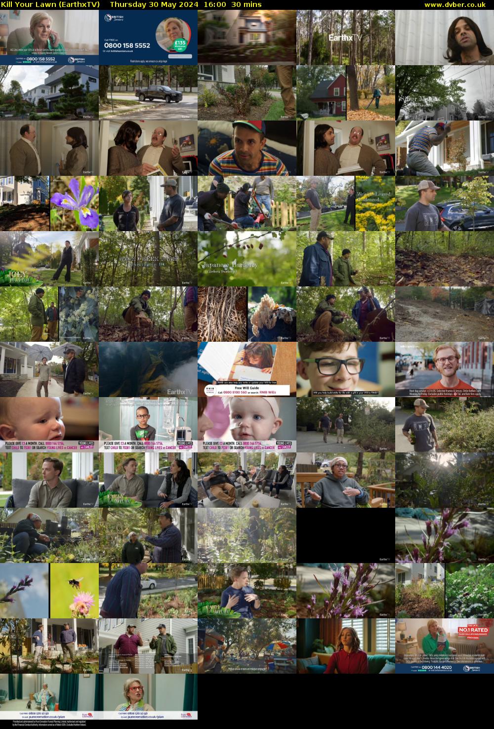 Kill Your Lawn (EarthxTV) Thursday 30 May 2024 16:00 - 16:30