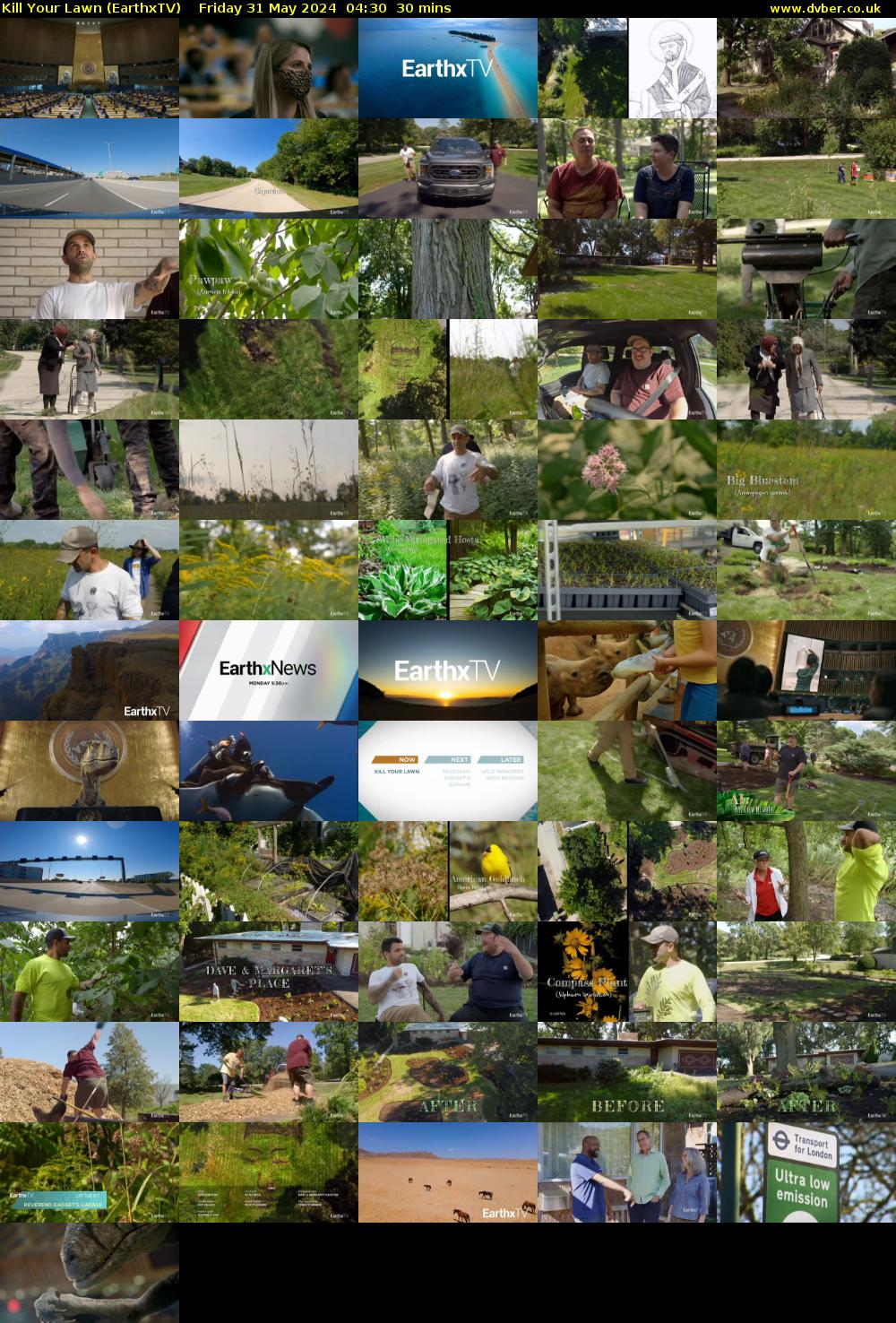 Kill Your Lawn (EarthxTV) Friday 31 May 2024 04:30 - 05:00