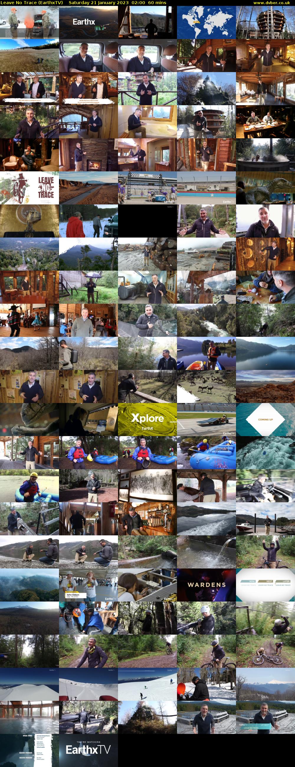 Leave No Trace (EarthxTV) Saturday 21 January 2023 02:00 - 03:00