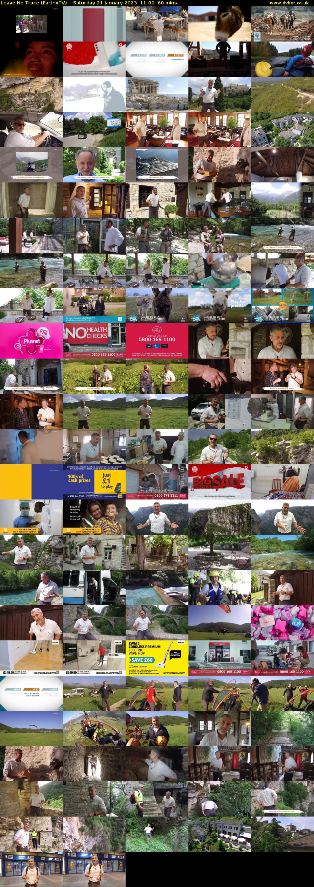 Leave No Trace (EarthxTV) Saturday 21 January 2023 11:00 - 12:00