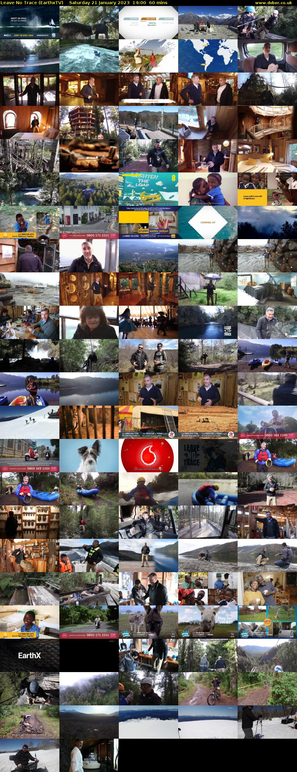 Leave No Trace (EarthxTV) Saturday 21 January 2023 14:00 - 15:00