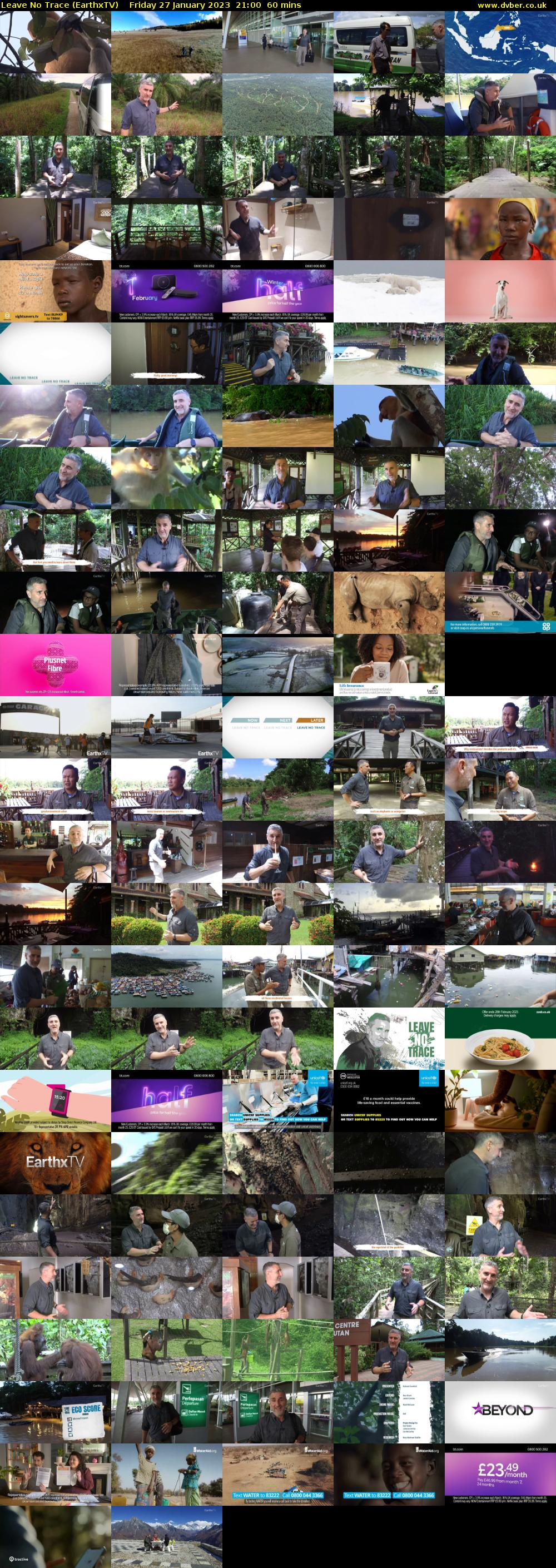 Leave No Trace (EarthxTV) Friday 27 January 2023 21:00 - 22:00