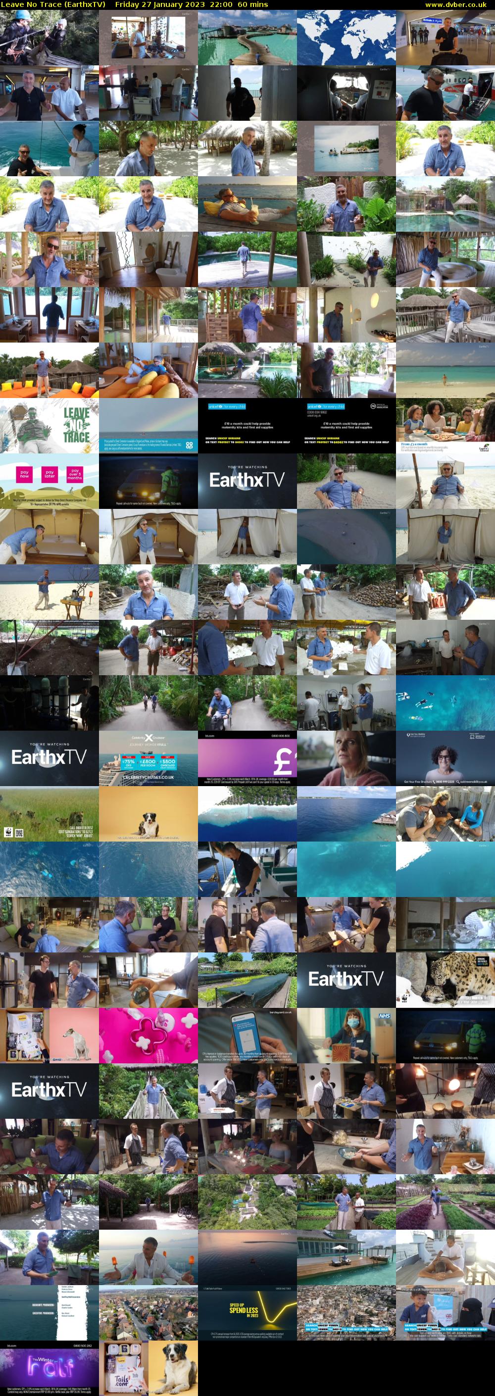Leave No Trace (EarthxTV) Friday 27 January 2023 22:00 - 23:00
