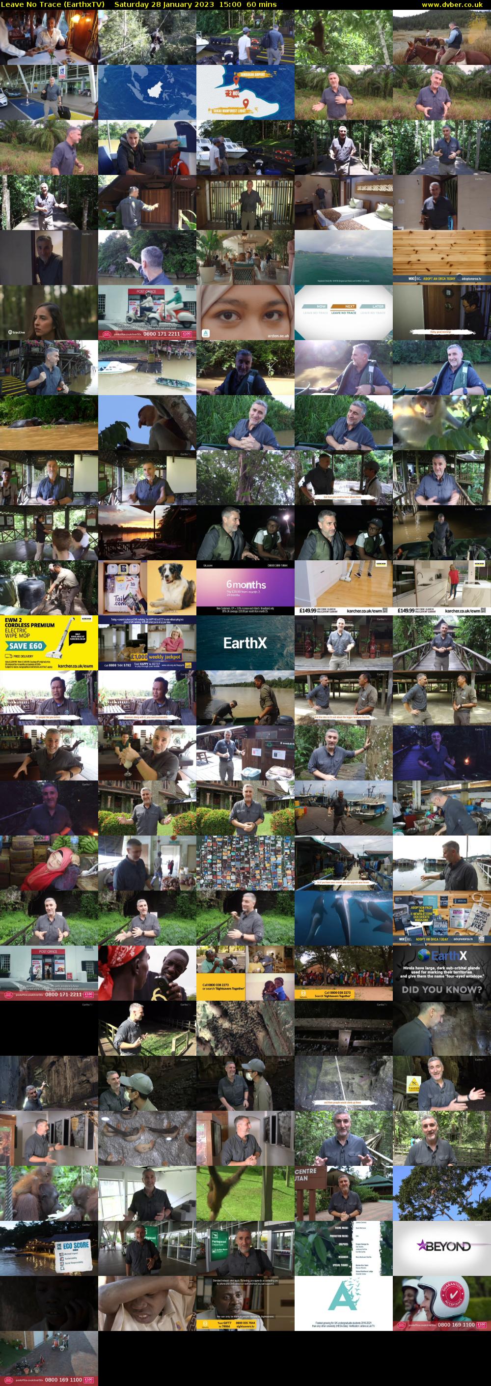 Leave No Trace (EarthxTV) Saturday 28 January 2023 15:00 - 16:00