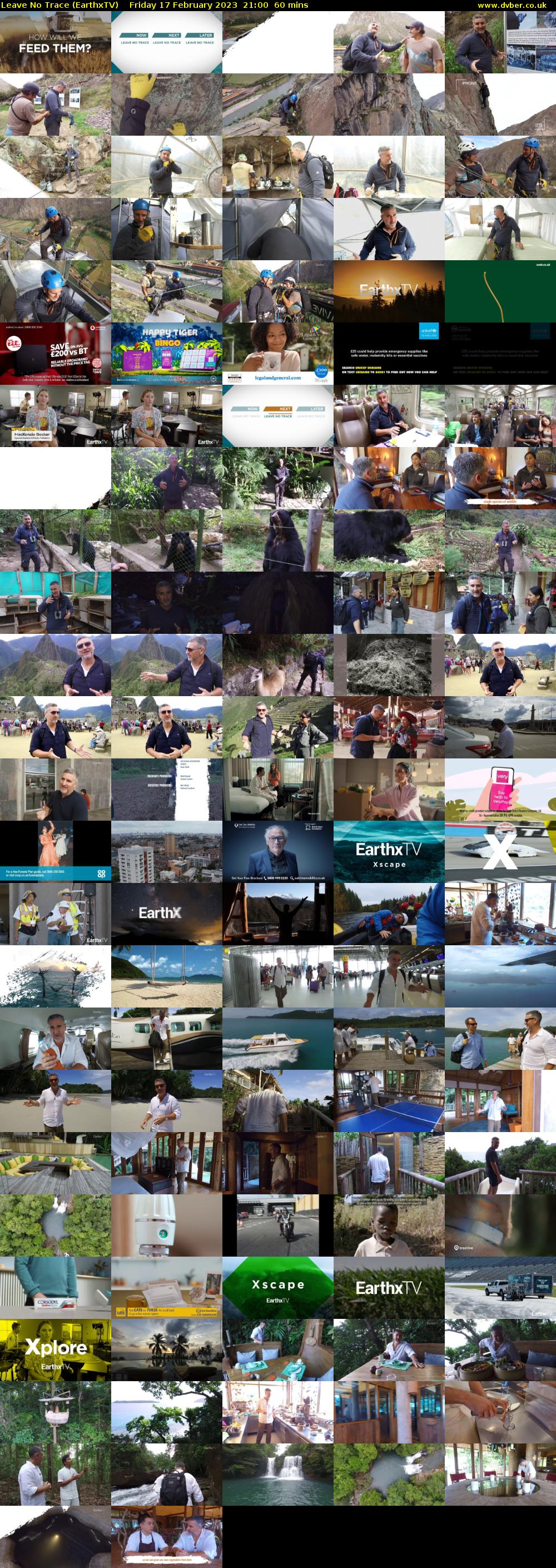 Leave No Trace (EarthxTV) Friday 17 February 2023 21:00 - 22:00