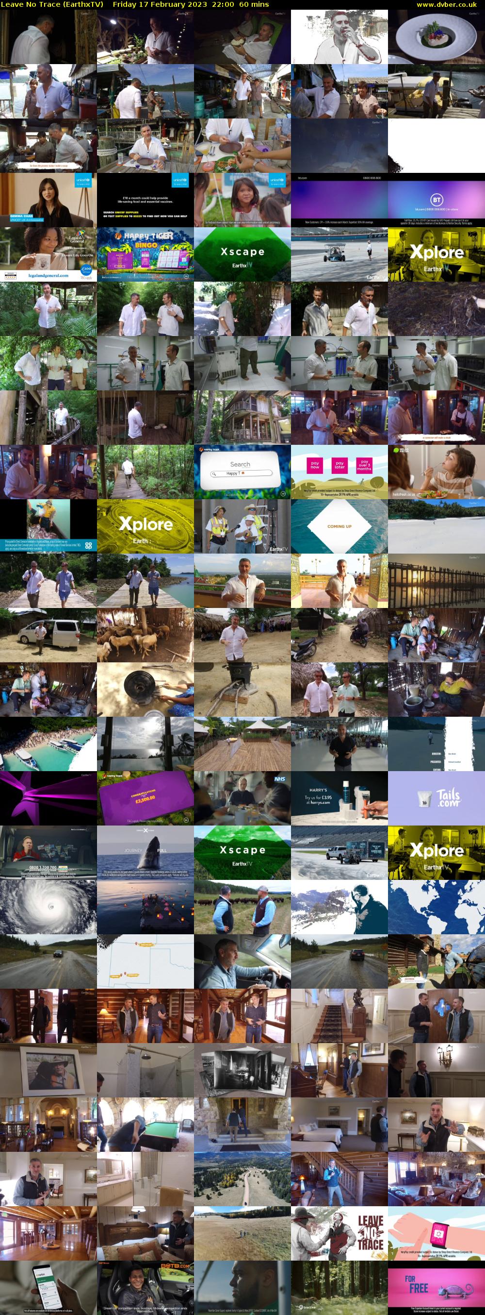 Leave No Trace (EarthxTV) Friday 17 February 2023 22:00 - 23:00