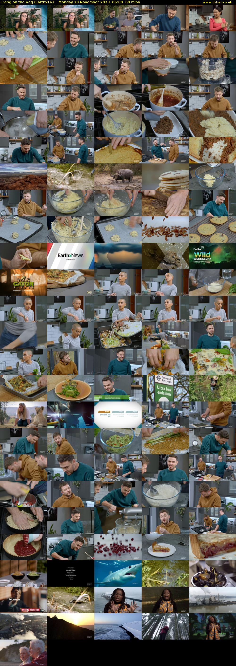 Living on the Veg (EarthxTV) Monday 20 November 2023 06:00 - 07:00