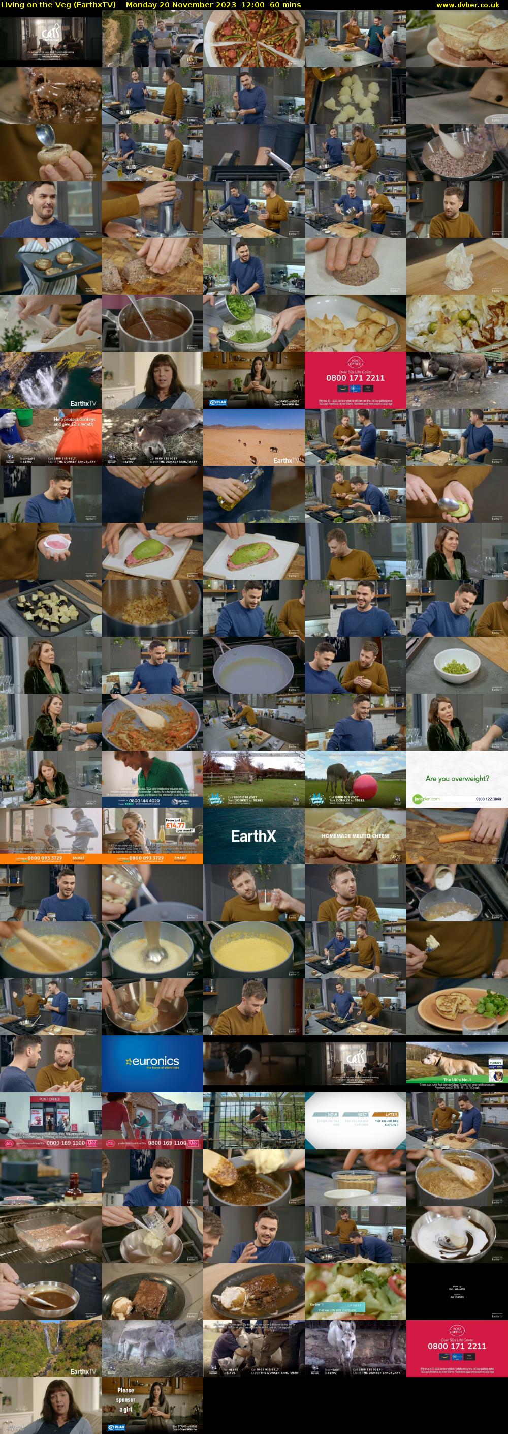 Living on the Veg (EarthxTV) Monday 20 November 2023 12:00 - 13:00