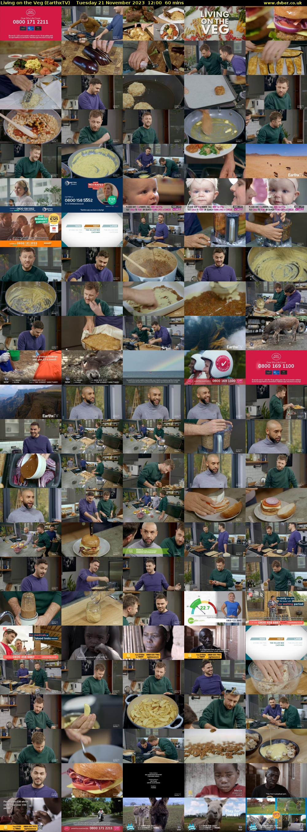 Living on the Veg (EarthxTV) Tuesday 21 November 2023 12:00 - 13:00