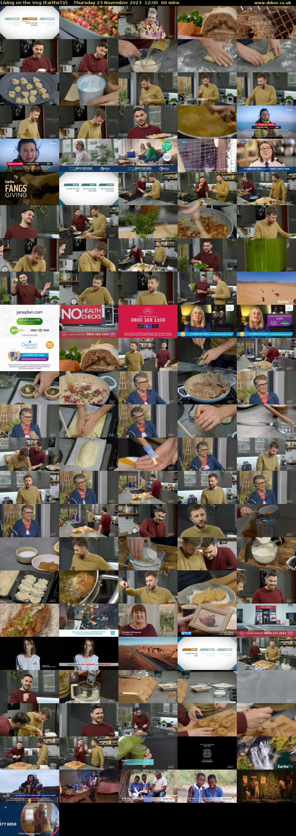 Living on the Veg (EarthxTV) Thursday 23 November 2023 12:00 - 13:00