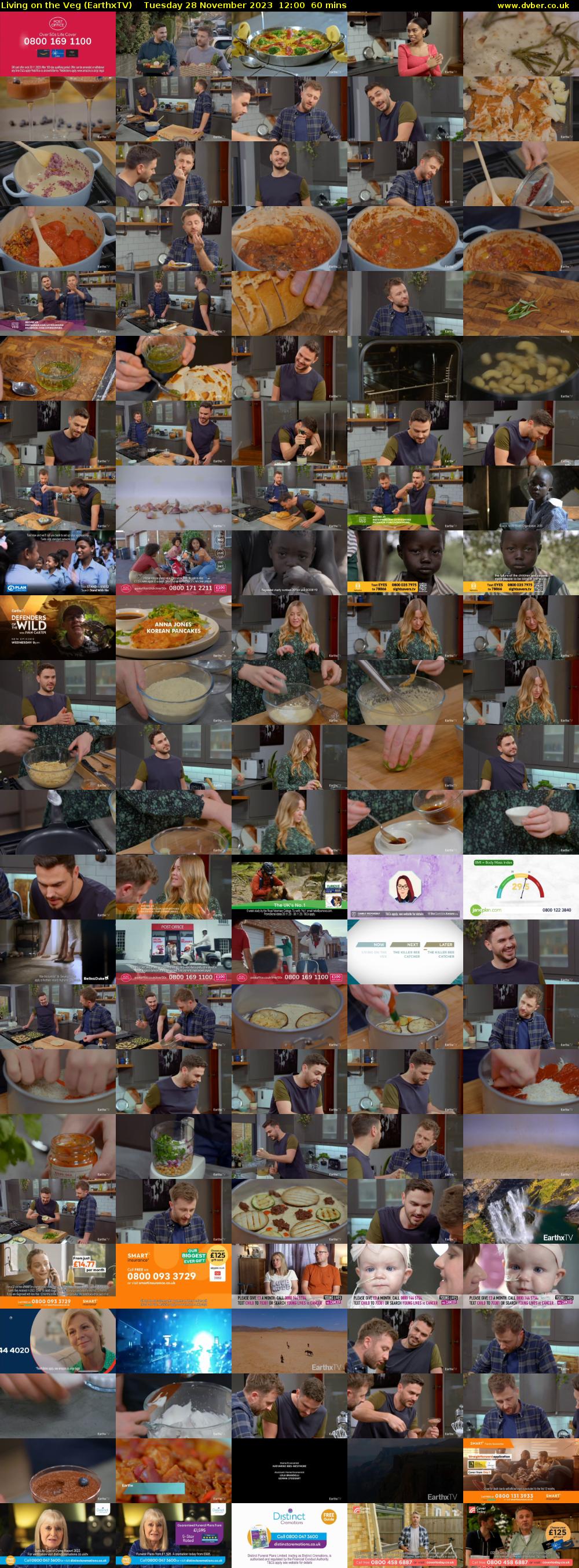 Living on the Veg (EarthxTV) Tuesday 28 November 2023 12:00 - 13:00
