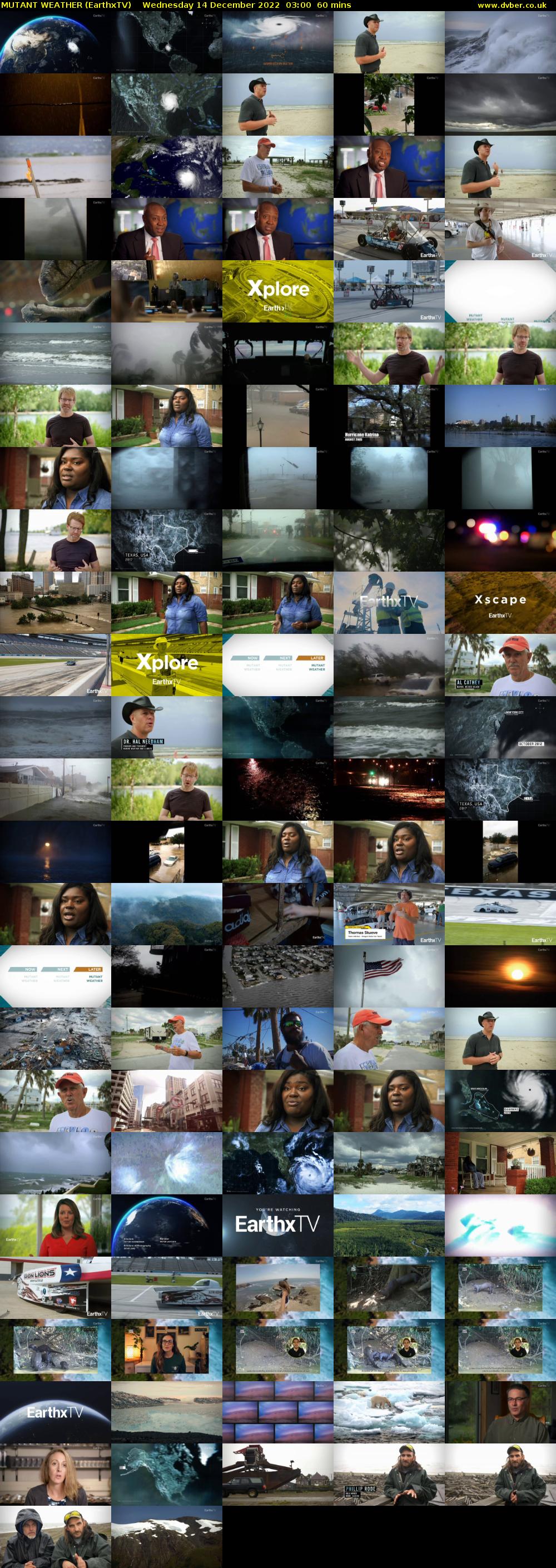 MUTANT WEATHER (EarthxTV) Wednesday 14 December 2022 03:00 - 04:00