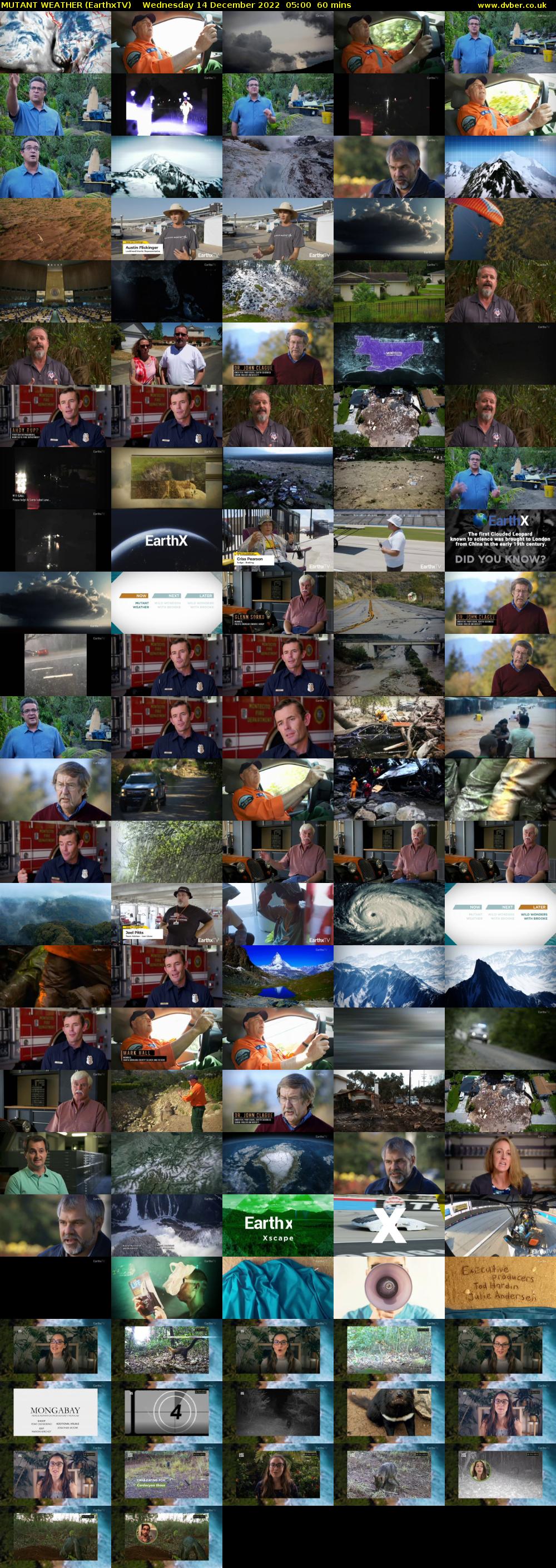 MUTANT WEATHER (EarthxTV) Wednesday 14 December 2022 05:00 - 06:00