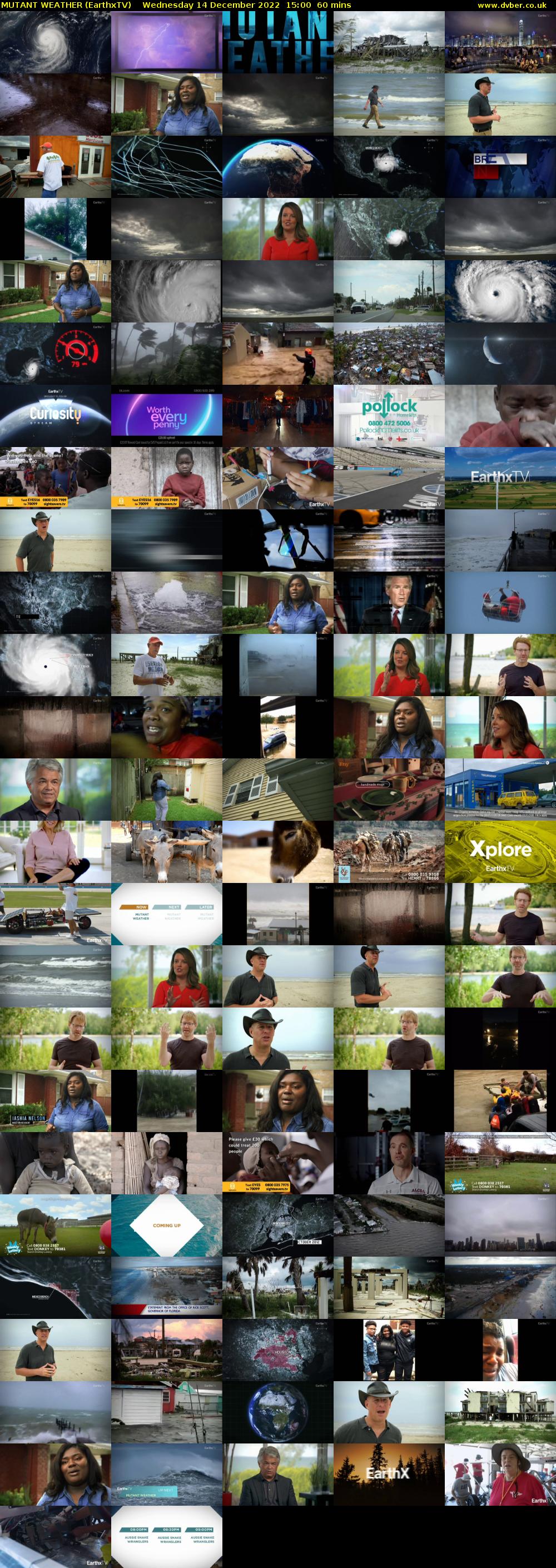 MUTANT WEATHER (EarthxTV) Wednesday 14 December 2022 15:00 - 16:00