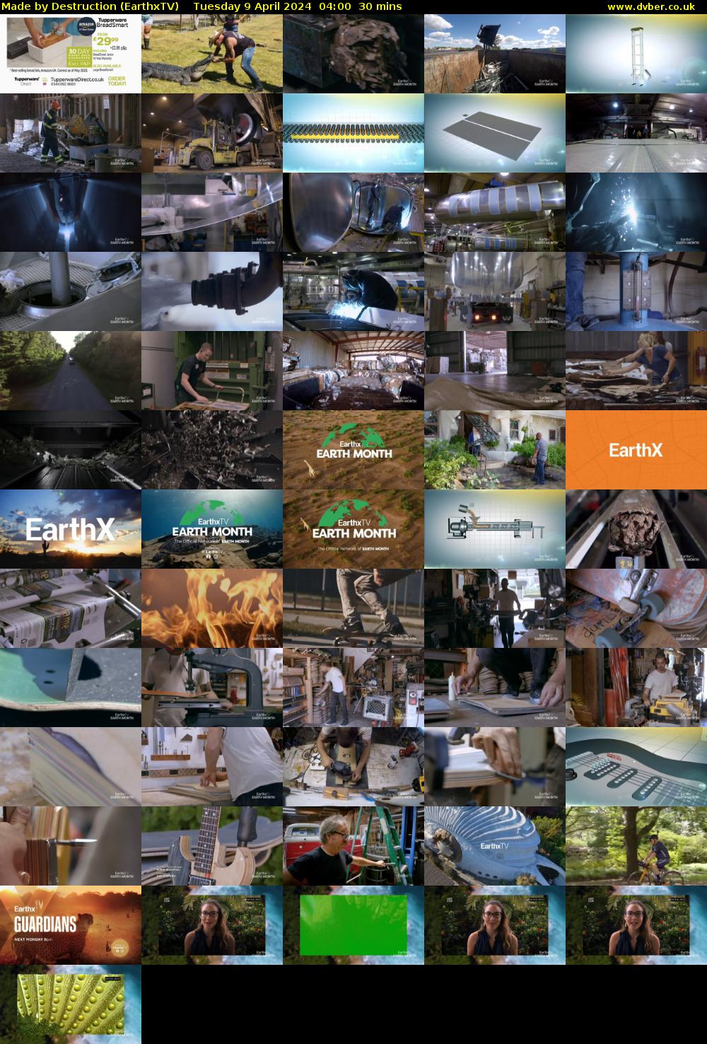 Made by Destruction (EarthxTV) Tuesday 9 April 2024 04:00 - 04:30