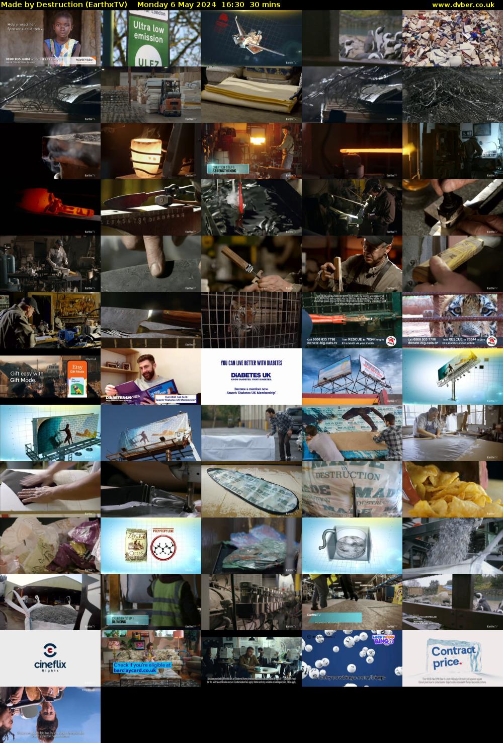 Made by Destruction (EarthxTV) Monday 6 May 2024 16:30 - 17:00