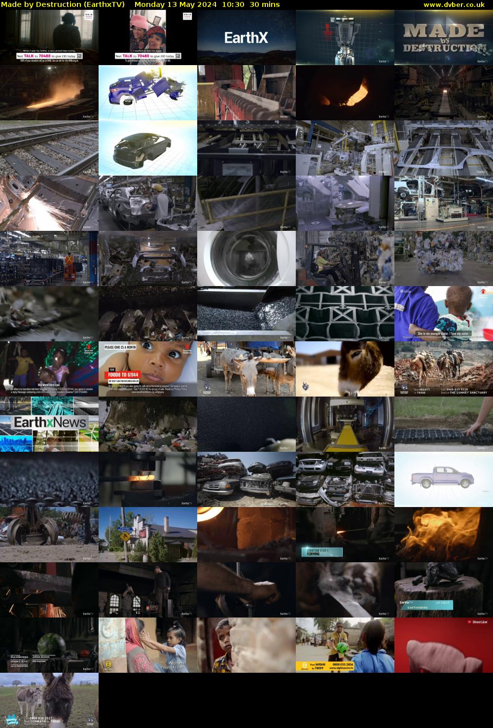 Made by Destruction (EarthxTV) Monday 13 May 2024 10:30 - 11:00