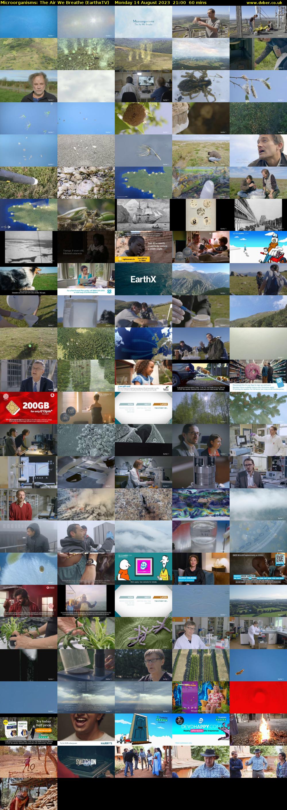Microorganisms: The Air We Breathe (EarthxTV) Monday 14 August 2023 21:00 - 22:00