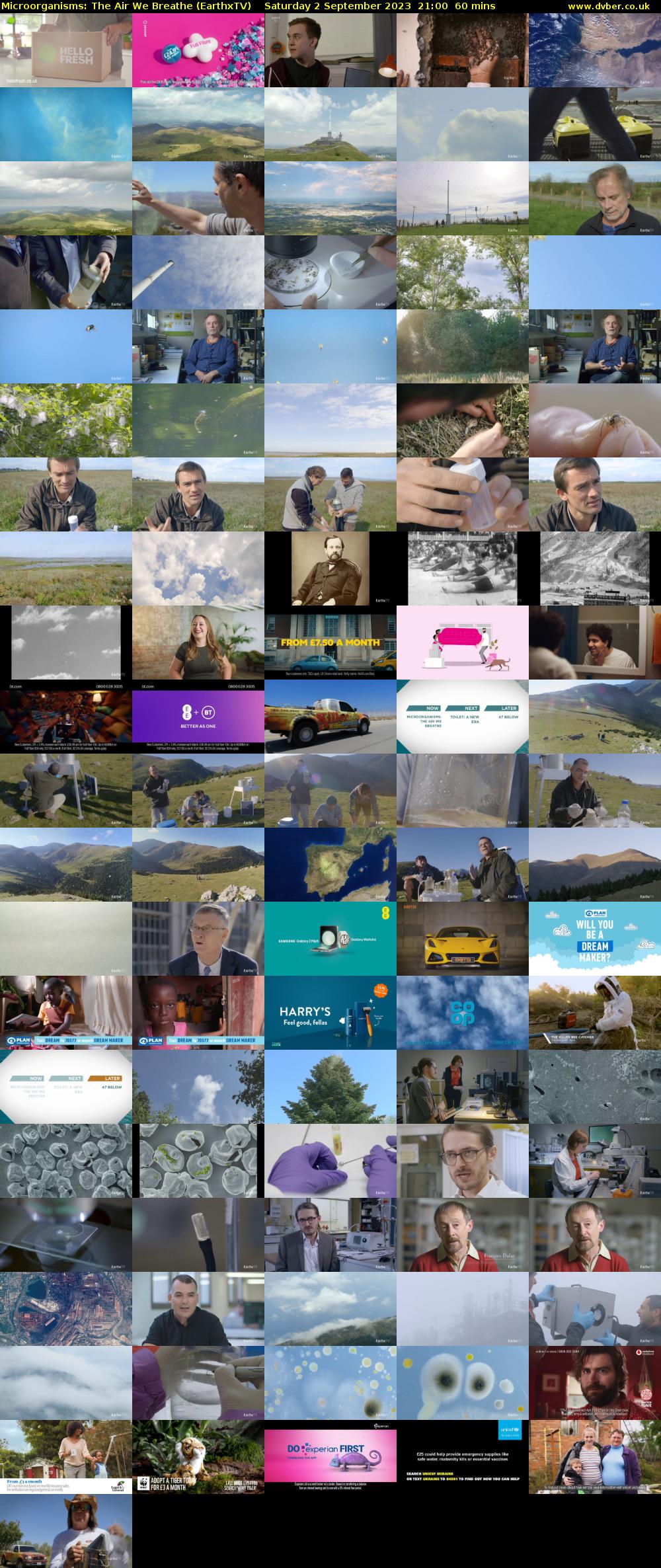 Microorganisms: The Air We Breathe (EarthxTV) Saturday 2 September 2023 21:00 - 22:00