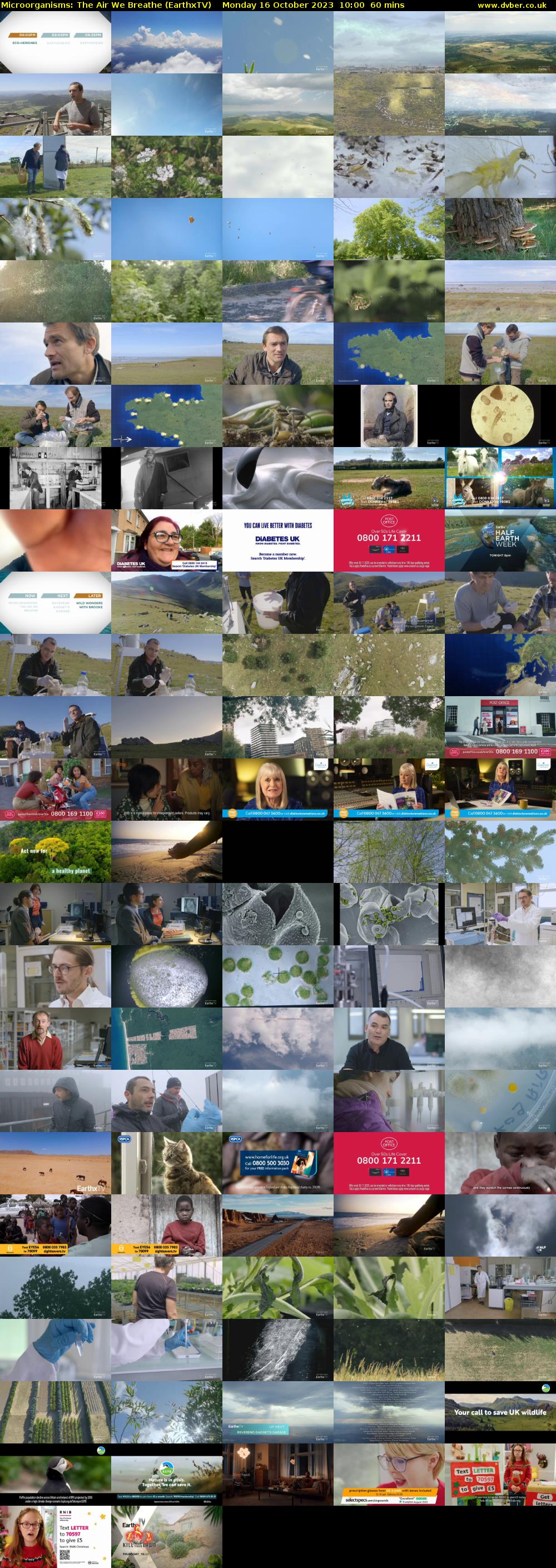 Microorganisms: The Air We Breathe (EarthxTV) Monday 16 October 2023 10:00 - 11:00
