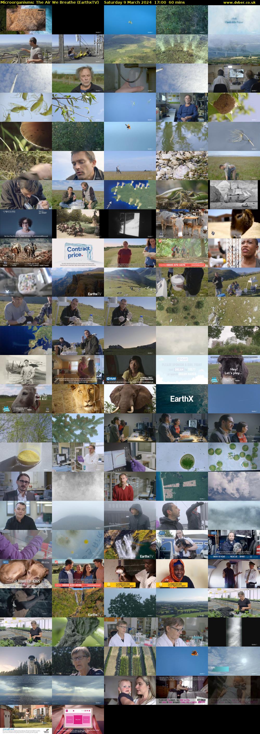 Microorganisms: The Air We Breathe (EarthxTV) Saturday 9 March 2024 17:00 - 18:00