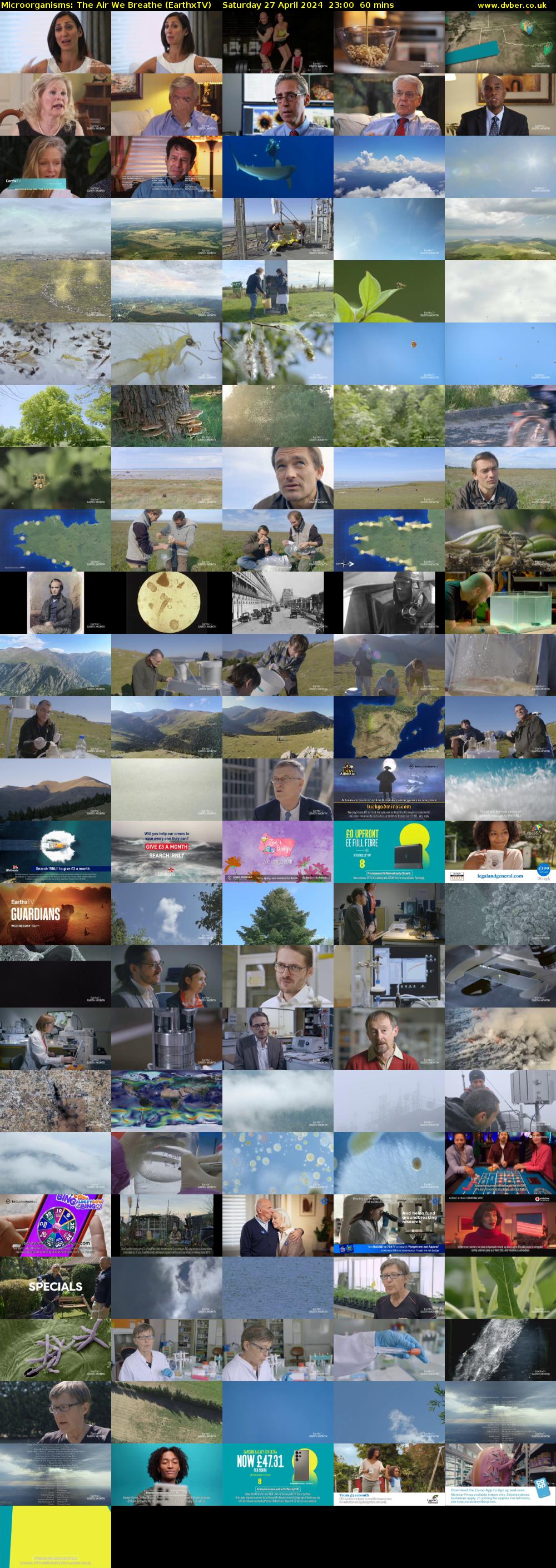 Microorganisms: The Air We Breathe (EarthxTV) Saturday 27 April 2024 23:00 - 00:00