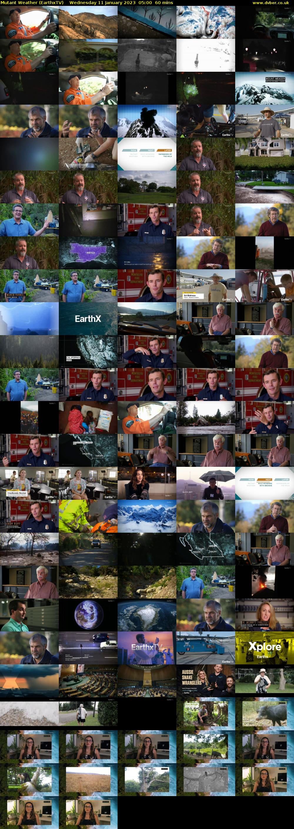 Mutant Weather (EarthxTV) Wednesday 11 January 2023 05:00 - 06:00