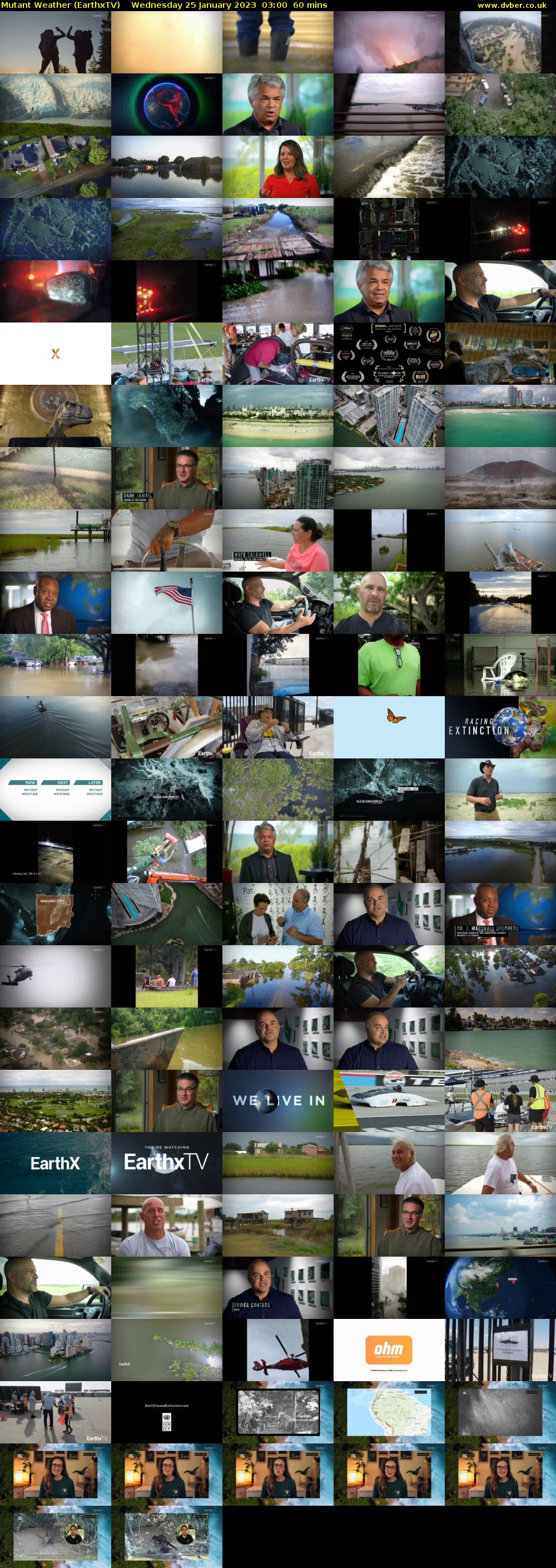 Mutant Weather (EarthxTV) Wednesday 25 January 2023 03:00 - 04:00