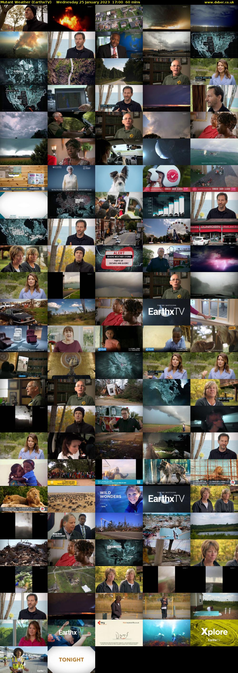 Mutant Weather (EarthxTV) Wednesday 25 January 2023 17:00 - 18:00