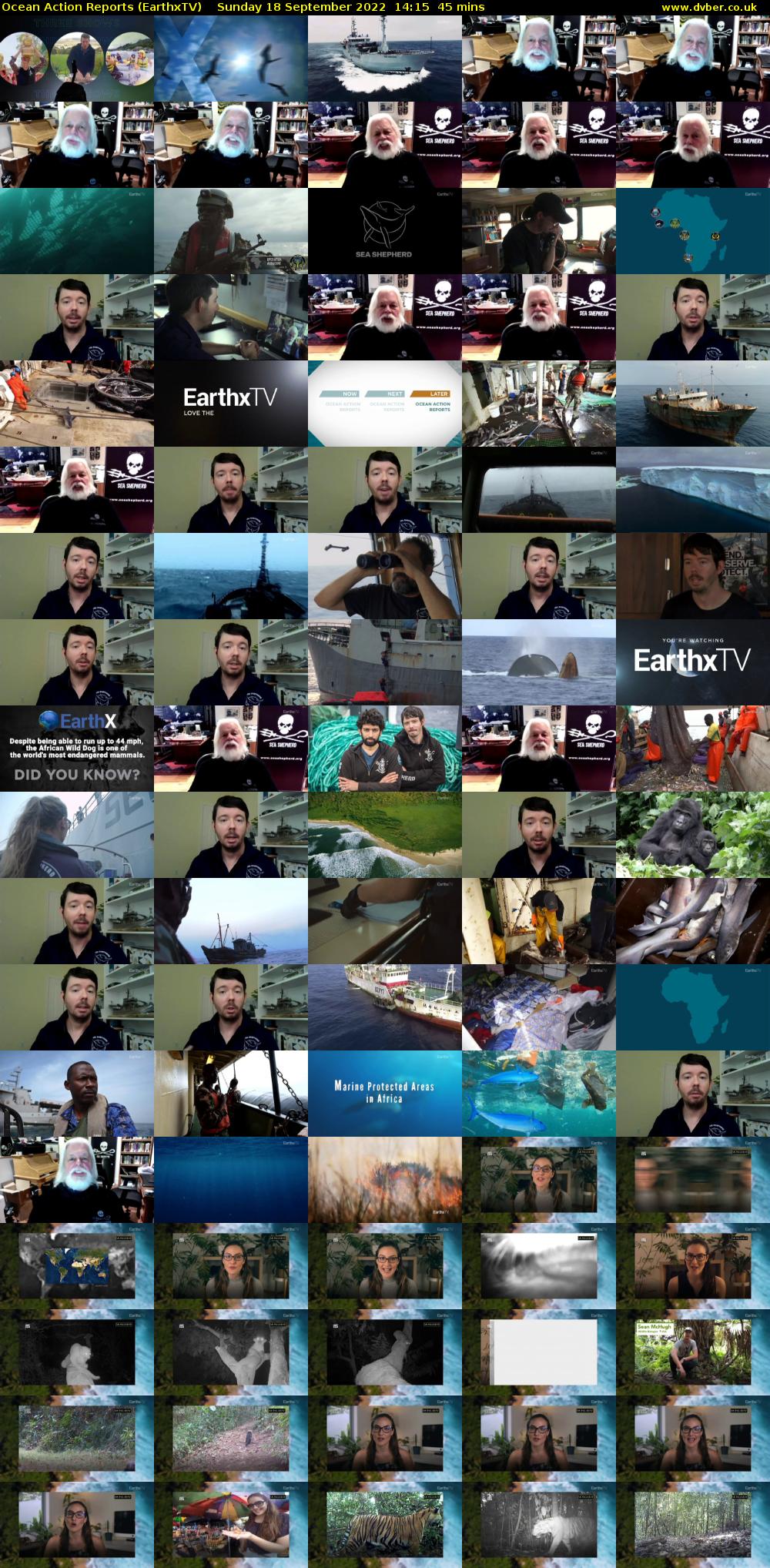 Ocean Action Reports (EarthxTV) Sunday 18 September 2022 14:15 - 15:00