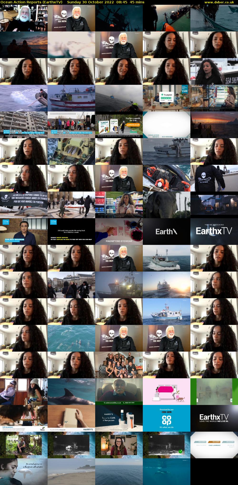Ocean Action Reports (EarthxTV) Sunday 30 October 2022 08:45 - 09:30