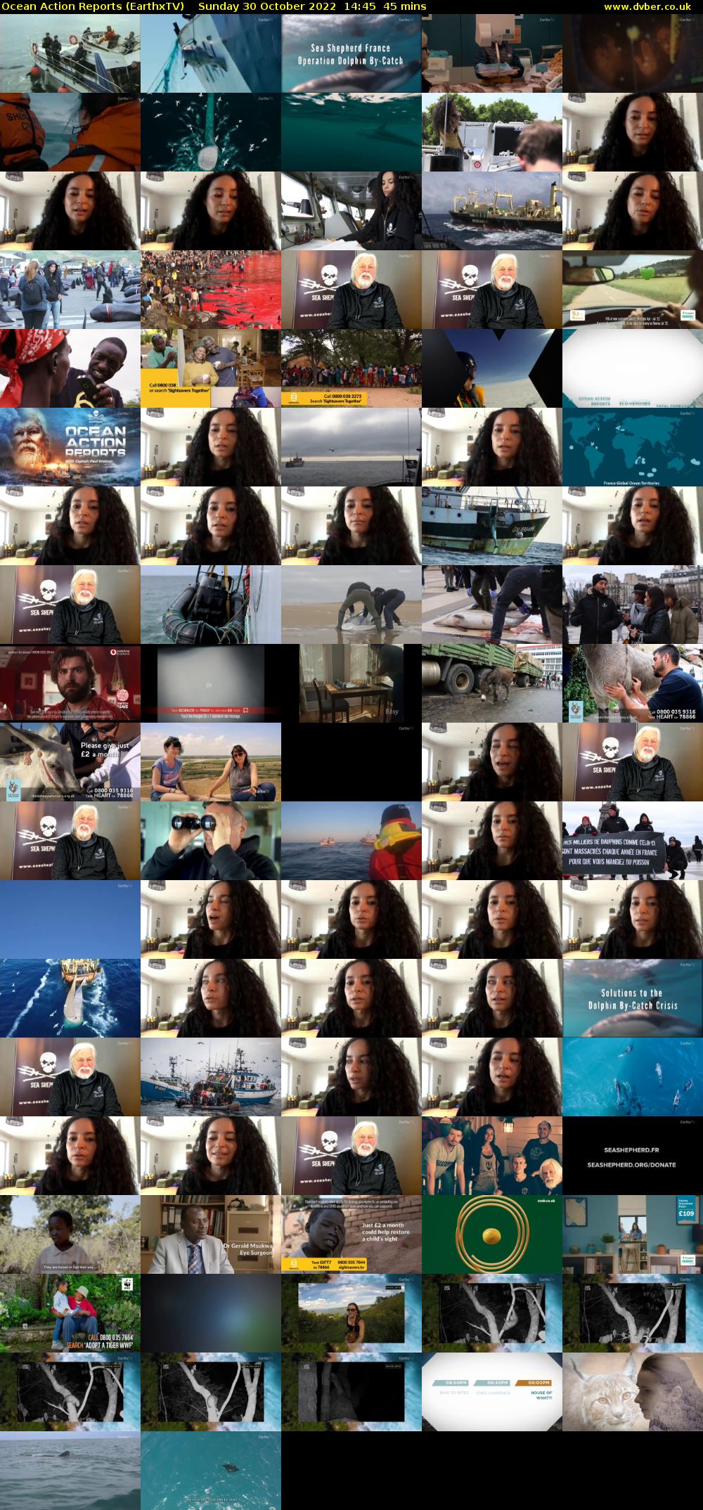 Ocean Action Reports (EarthxTV) Sunday 30 October 2022 14:45 - 15:30