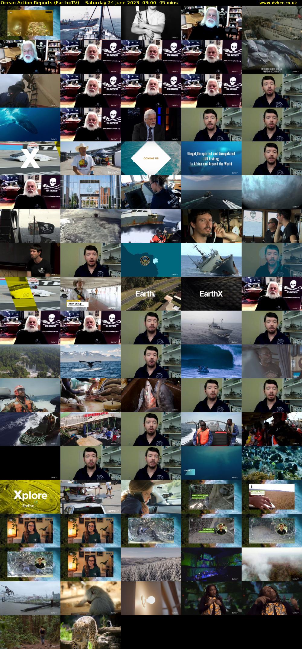 Ocean Action Reports (EarthxTV) Saturday 24 June 2023 03:00 - 03:45