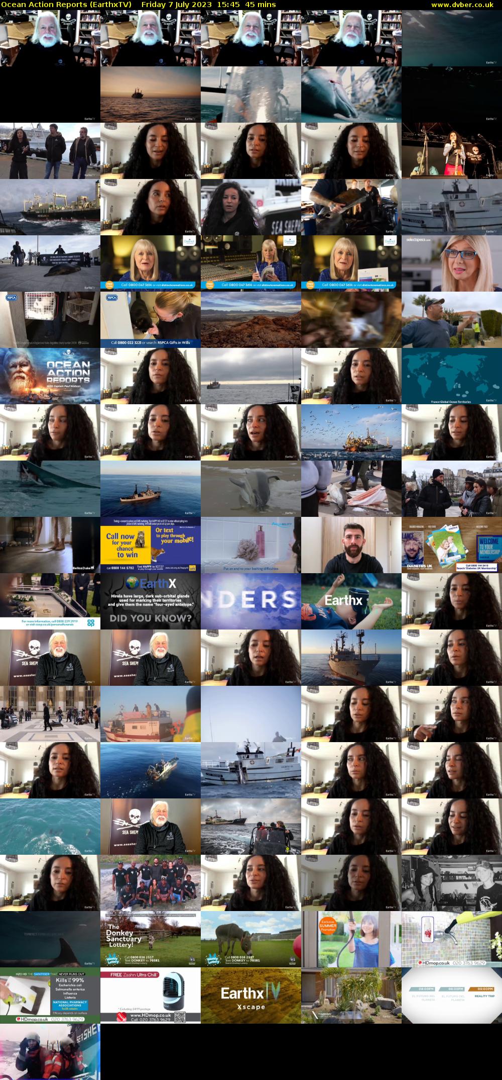 Ocean Action Reports (EarthxTV) Friday 7 July 2023 15:45 - 16:30