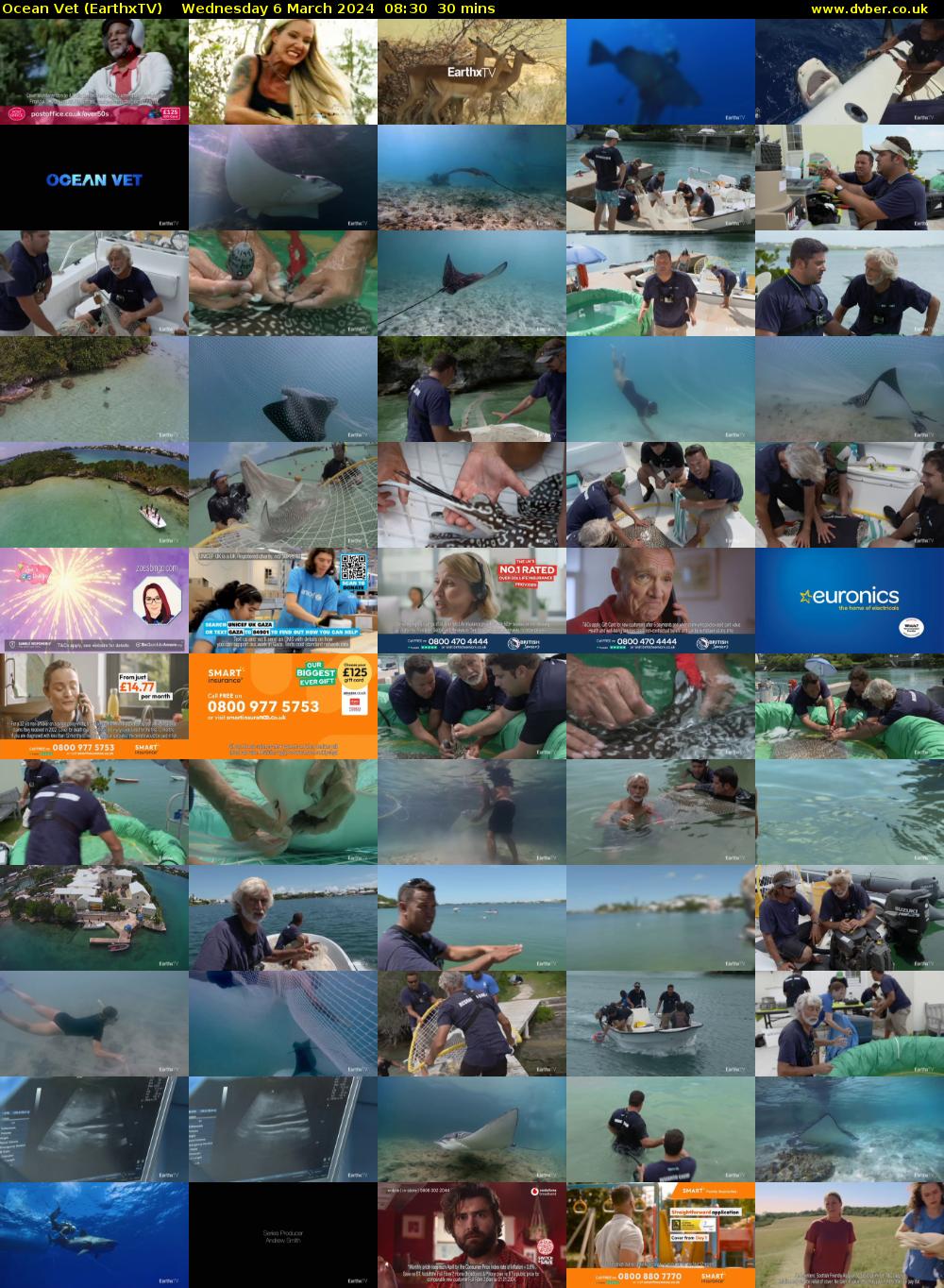 Ocean Vet (EarthxTV) Wednesday 6 March 2024 08:30 - 09:00