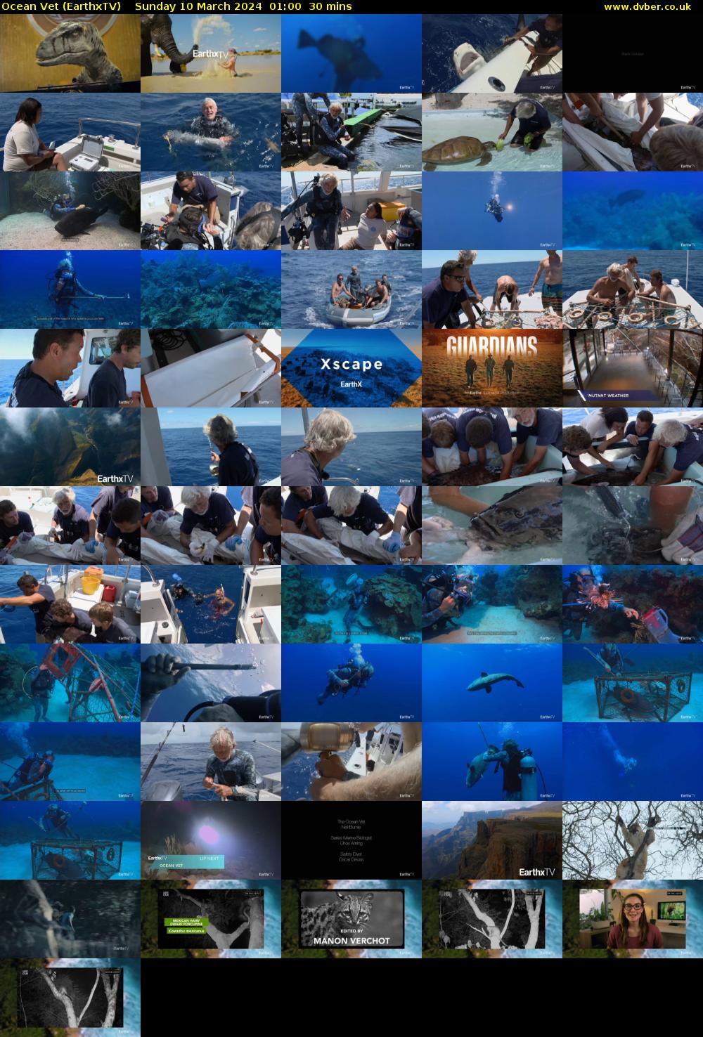Ocean Vet (EarthxTV) Sunday 10 March 2024 01:00 - 01:30