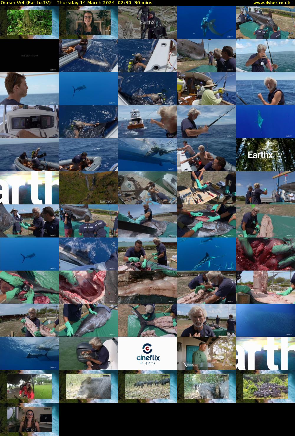 Ocean Vet (EarthxTV) Thursday 14 March 2024 02:30 - 03:00