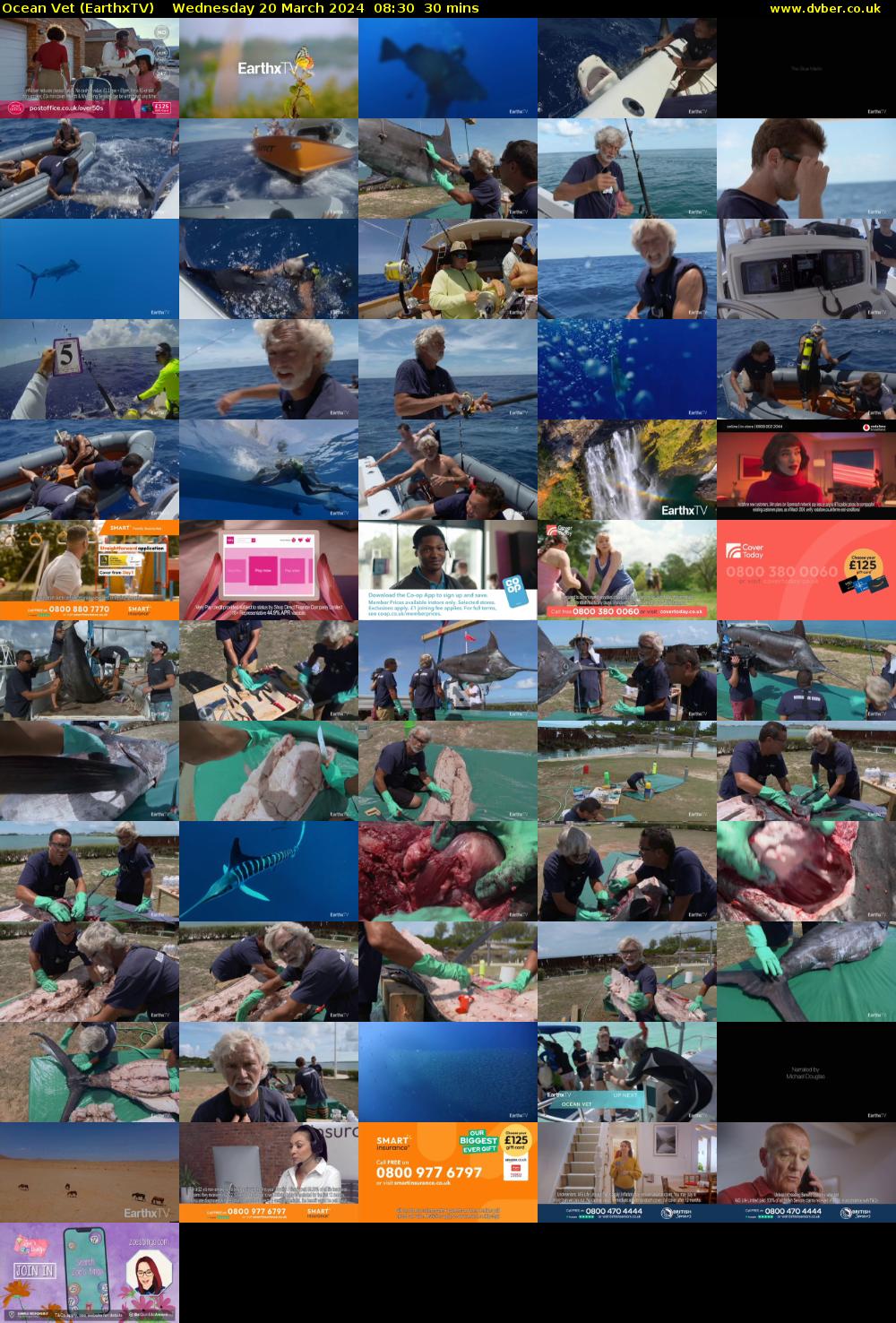 Ocean Vet (EarthxTV) Wednesday 20 March 2024 08:30 - 09:00