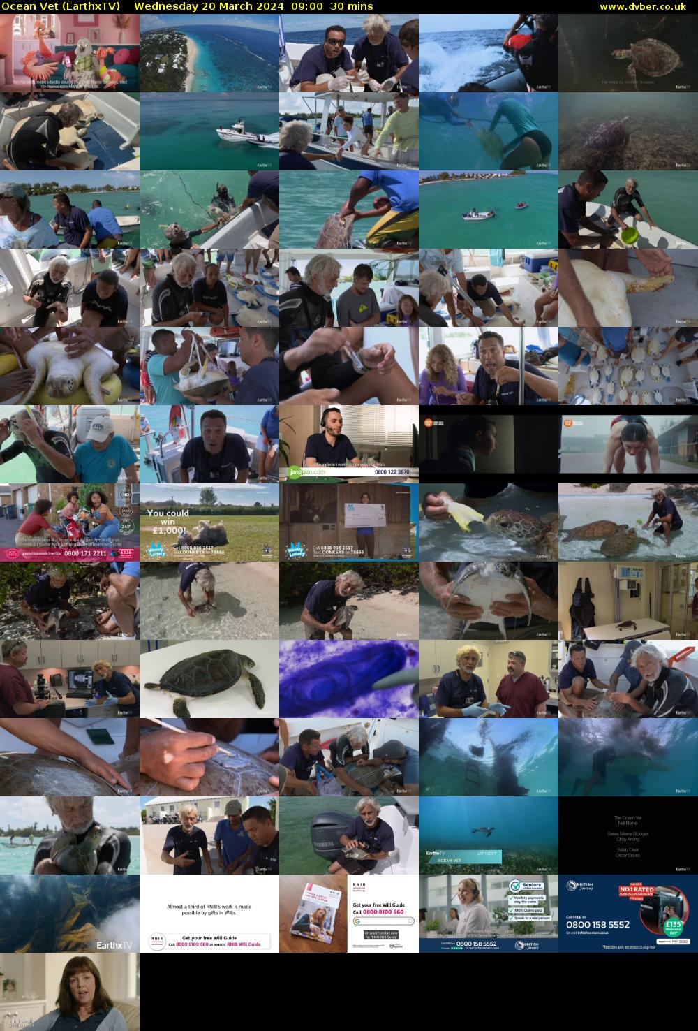 Ocean Vet (EarthxTV) Wednesday 20 March 2024 09:00 - 09:30